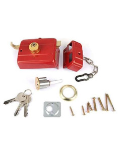 Cerradura de Seguridad Estink Rojo 45-55mm para Puertas