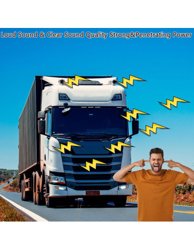Kit de bocina de tren 1000DB PEIYAOTCO para camión y SUV