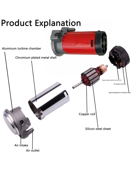 Kit de bocina de tren 1000DB PEIYAOTCO para camión y SUV