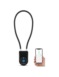 Candado Biométrico Bluetooth Anweller P2B 35.56 cm Negro