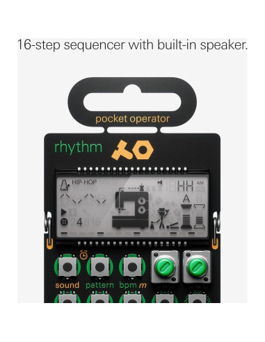 Operador de bolsillo Teenage Engineering PO-12 - Máquina de tambores