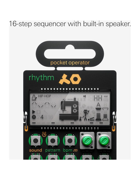 Operador de bolsillo Teenage Engineering PO-12 - Máquina de tambores