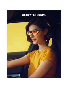 Gafas de Conducción Nocturna FIMOSON Antirreflejo Amarillas 2