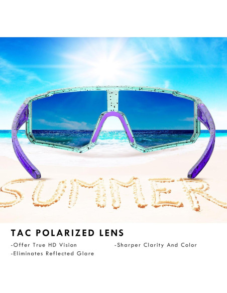 Gafas de sol polarizadas UV400 para deportes - Colorido