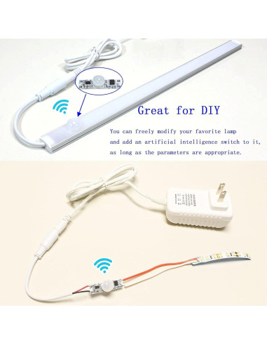 Interruptor de Movimiento PIR HCSM 3.7V-24V 4A Mini