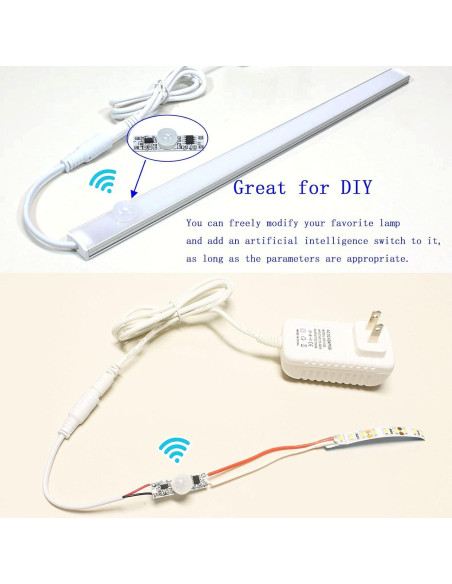 Interruptor de Movimiento PIR HCSM 3.7V-24V 4A Mini