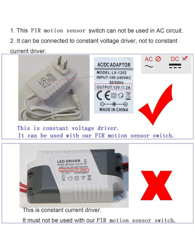 Interruptor de Movimiento PIR HCSM 3.7V-24V 4A Mini