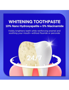 Pasta de Dientes Blanqueadora PearlSmile 120g - Niacinamida y Nano Hidroxiapatita 2