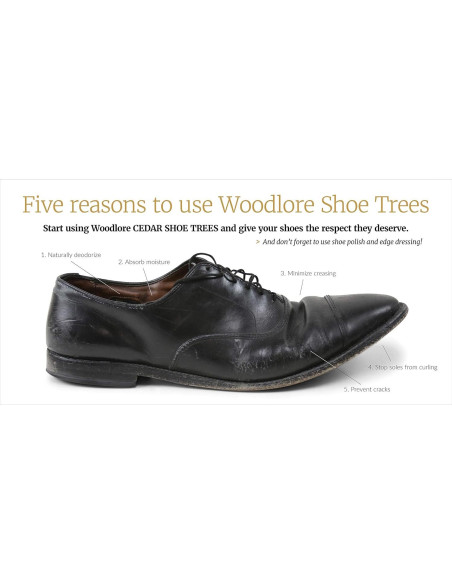 Árboles de Zapatos de Cedro Woodlore 3-Pack para Hombres