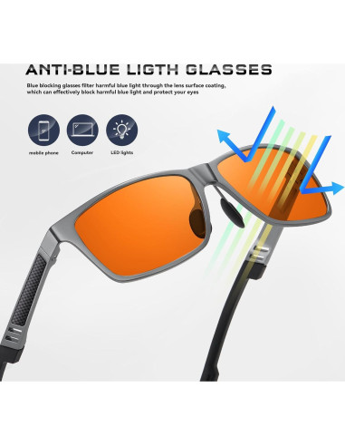 Gafas Anti Luz Azul Reglaaly para Juegos Unisex 2590