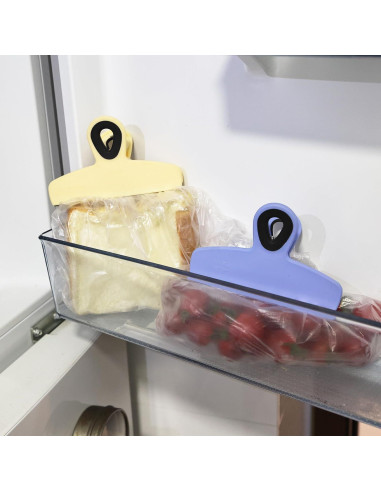 Clips Magnéticos para Bolsas Mr. Pen, Paquete de 4, 12.7 cm, Alta Resistencia