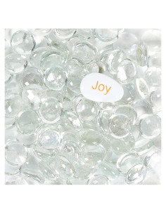 Perlas de Vidrio Ausluru 2,27 kg Transparentes para Decoración