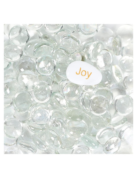 Perlas de Vidrio Ausluru 2,27 kg Transparentes para Decoración