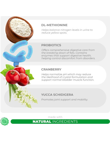 Masticables Suaves VITA PET LIFE para Manchas de Hierba 340g