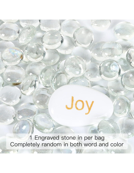 Perlas de Vidrio Ausluru 2,27 kg Transparentes para Decoración