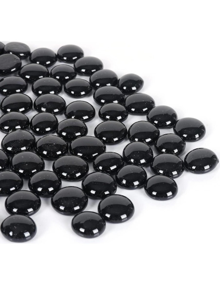 Perlas de Vidrio Ausluru 4,99 kg Negro para Decoración