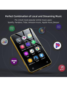 Reproductor MP3 Innioasis G1 80GB Bluetooth WiFi Pantalla 10.16cm 2