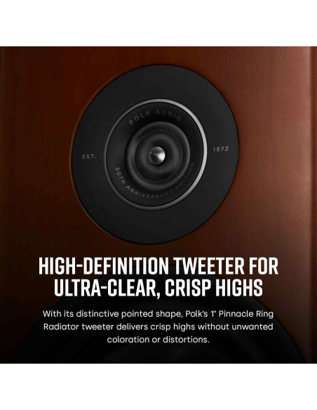 Altavoz de estantería Polk Audio Reserve R200 6.5" Negro