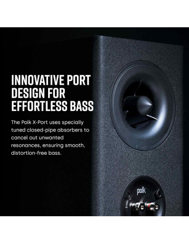 Altavoz de estantería Polk Audio Reserve R200 6.5" Negro