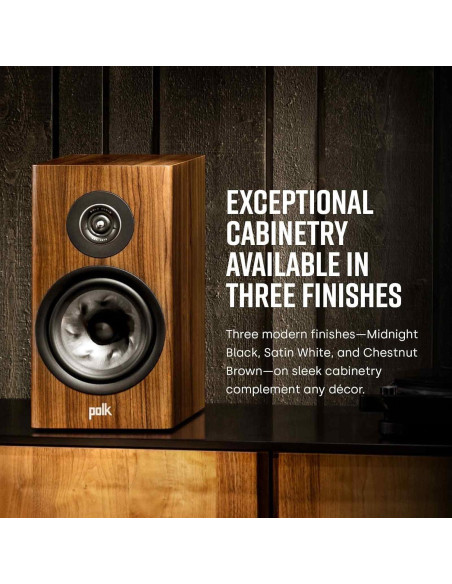 Altavoz de estantería Polk Audio Reserve R200 6.5" Negro