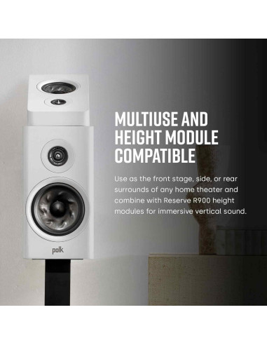 Altavoz de estantería Polk Audio Reserve R200 6.5" Negro
