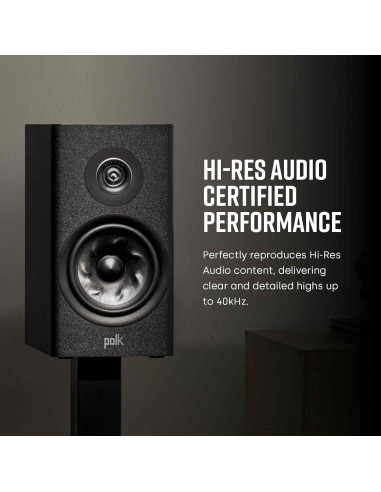 Altavoz de estantería Polk Audio Reserve R200 6.5" Negro