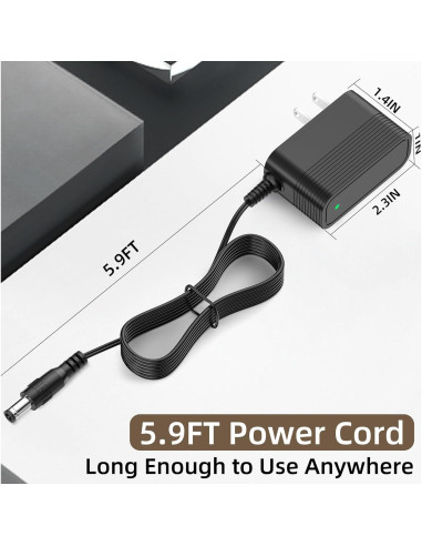 Cable de Alimentación 12V para Tocadiscos Audio Technica