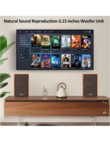 Altavoces de Estantería Bluetooth Cinnkeyi C5201 40W 8cm