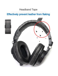 Cubierta de Diadema Voarmaks M50X para Auriculares Audio Technica 2