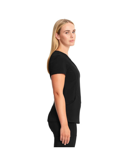 Top de Scrubs para Mujeres Cherokee Infinity 2625A - Negro