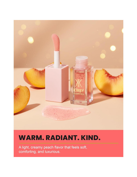 Aceite Labial DivineDiva - Brillo Hidratante Emperatriz Durazno