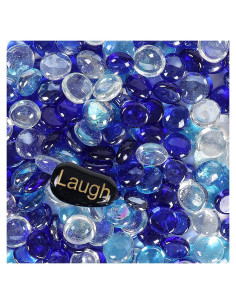 Perlas de Vidrio Ausluru 2,27 kg Mezcla Azul para Decoración