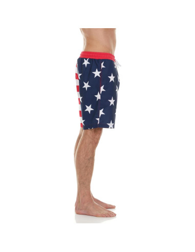 Shorts de Baño para Hombres COCO BRANDS - Bandera Americana S-XL