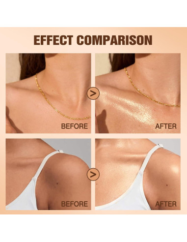 Aceite Brillante Corporal Yotock con SPF30 y Mica Dorada 100ml