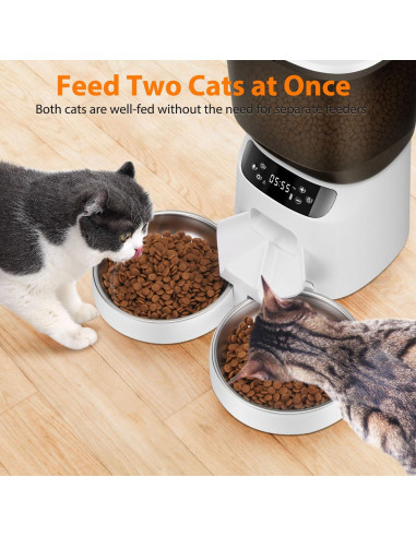 Dispensador Automático de Comida y Agua para Gatos CORGOTE 5L