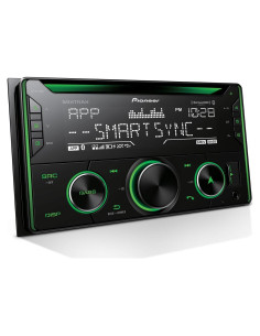 Receptor de CD Doble Din Pioneer FH-S722BS - Bluetooth, USB, Ecualizador 13 bandas