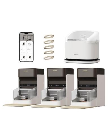 Alimentador Automático PETLIBRO RFID 3L y Fuente de Agua 3L