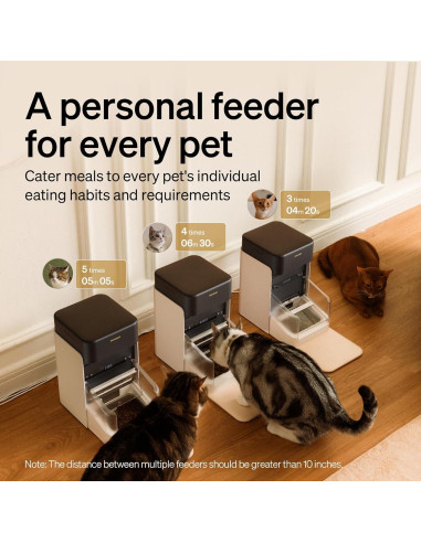 Alimentador Automático PETLIBRO RFID 3L y Fuente de Agua 3L