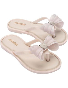 Sandalias Mini Melissa Flip Flop IV Niña 11 Beige 2