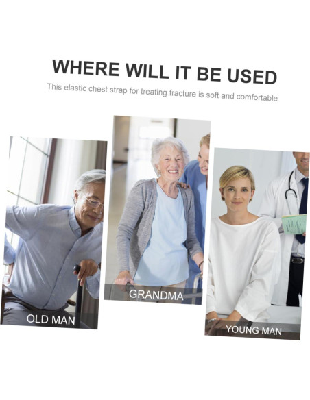 Cinturón de soporte para costillas BIUDECO unisex 50x42 cm