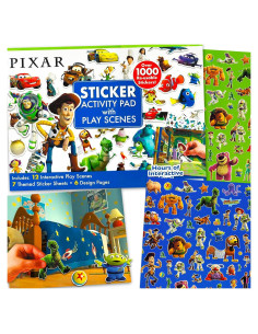 Libro de Stickers Pixar Crea una Escena - 1000+ Stickers