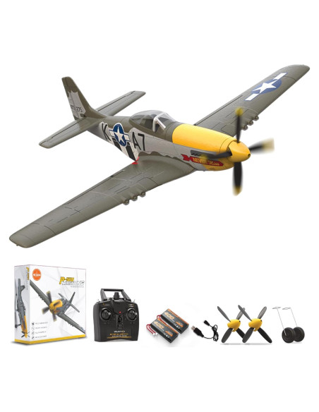 Avión RC LEAMBE P51D Mustang 50cm Sin Escobillas RTF