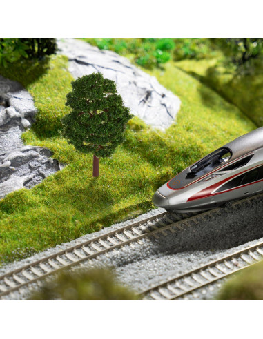 Árboles de Modelo SAFIGLE 20 Piezas 9 cm Verde para Dioramas