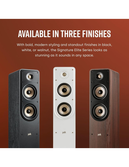 Altavoz de Torre Polk ES50 - Hi-Res, 2 Woofers 5.25", Negro