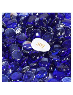 Perlas de Vidrio Ausluru 2,27 kg Cobalto para Decoración