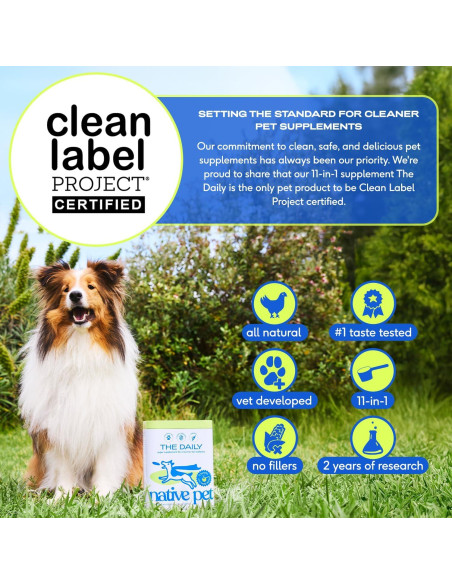 Suplemento Vitaminico en Polvo para Perros Native Pet - 30 Porciones