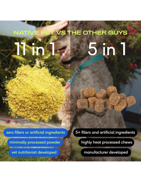 Suplemento Vitaminico en Polvo para Perros Native Pet - 30 Porciones