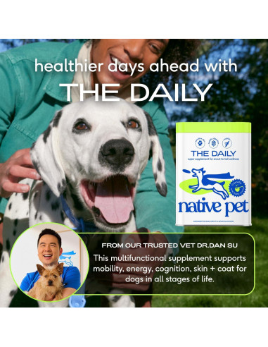 Suplemento Vitaminico en Polvo para Perros Native Pet - 30 Porciones