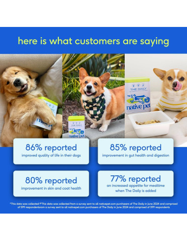 Suplemento Vitaminico en Polvo para Perros Native Pet - 30 Porciones