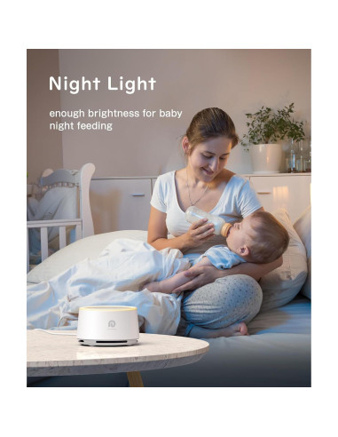 Máquina de Sonido Dreamegg D1 para Bebés con Luz Nocturna